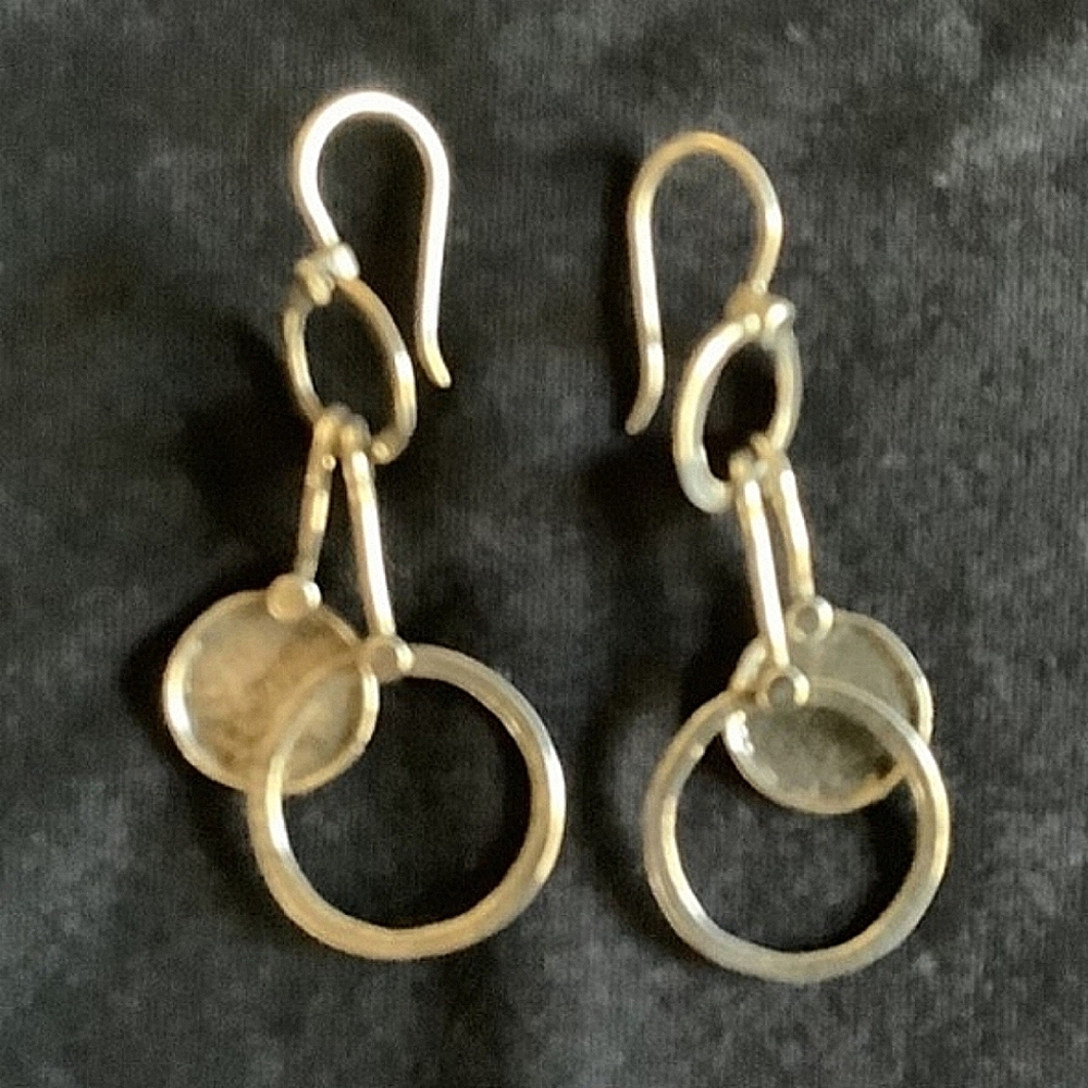 Silpada Oxidized 925 Sterling Earring W1549 - Picture 3 of 7